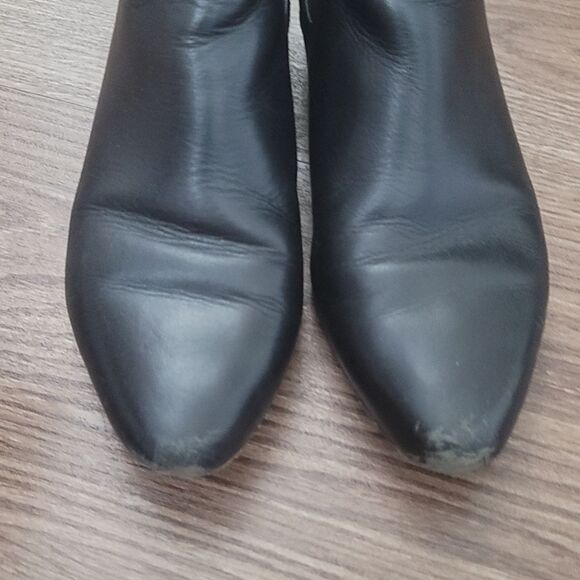 Tori Burch Black Bootie Mid Calf - Picture 3 of 11